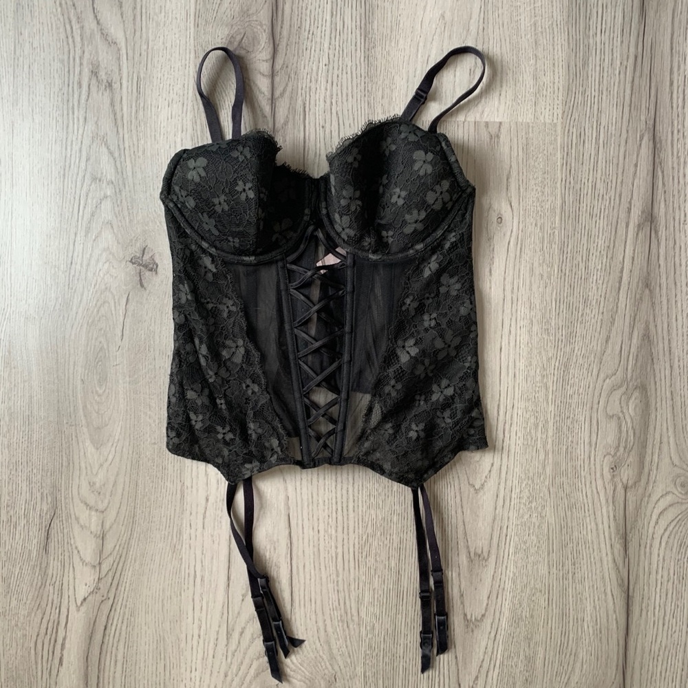 VS Black Lingerie One Piece